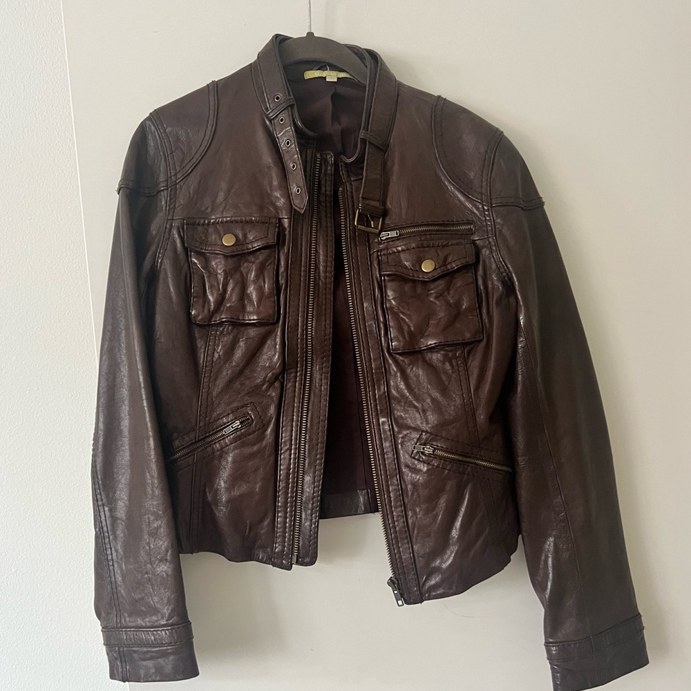 Gianni Bini Genuine Leather Jacket